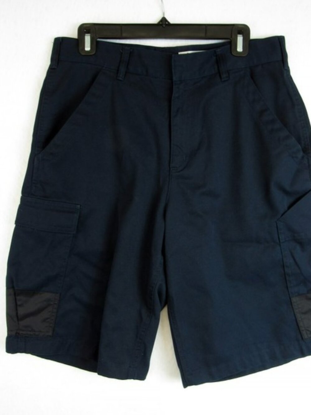 Cintas Cargo Shorts Navy Blue Workwear Utility Men's Size 32